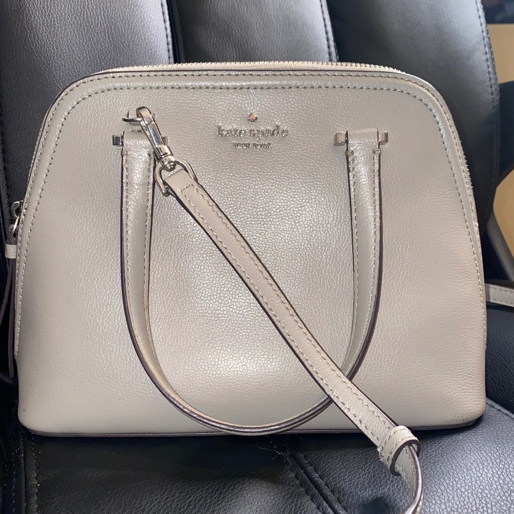 Kate Spade New York Small Satchel in Gray/Cement